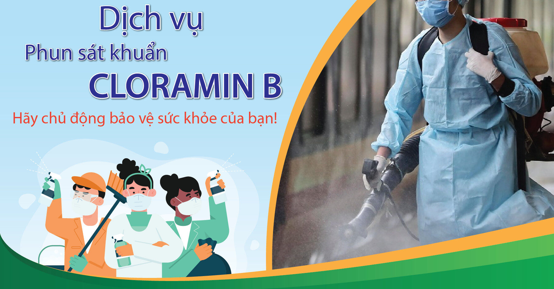 You are currently viewing Phun khử khuẩn Cloramin B